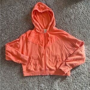 Aerie offline Coral Zip-Up Hoodie
